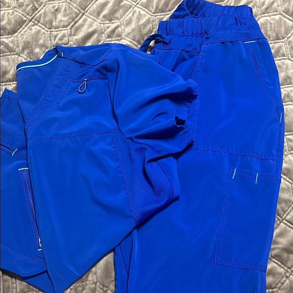 Blue Scrub Set